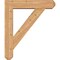 Ekena Millwork Traditional Craftsman Smooth Bracket w/ Offset Brace, Western Red Cedar, 7 1/2"W x 34"D x 40"H BKT0806X34X40TRA04SWR - alternate 4